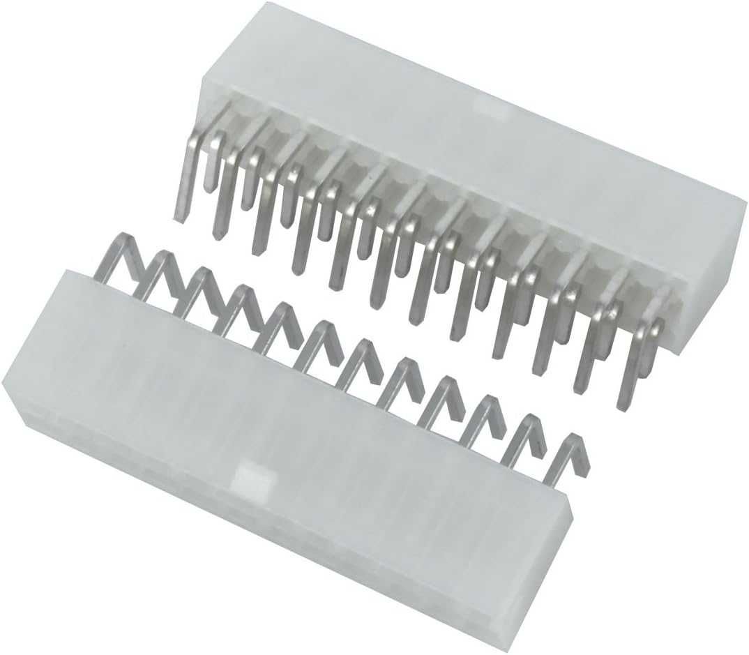 Wtyk kątowy męski 24pin Mini-Fit z kołkami ATX PCIe VGA CPU