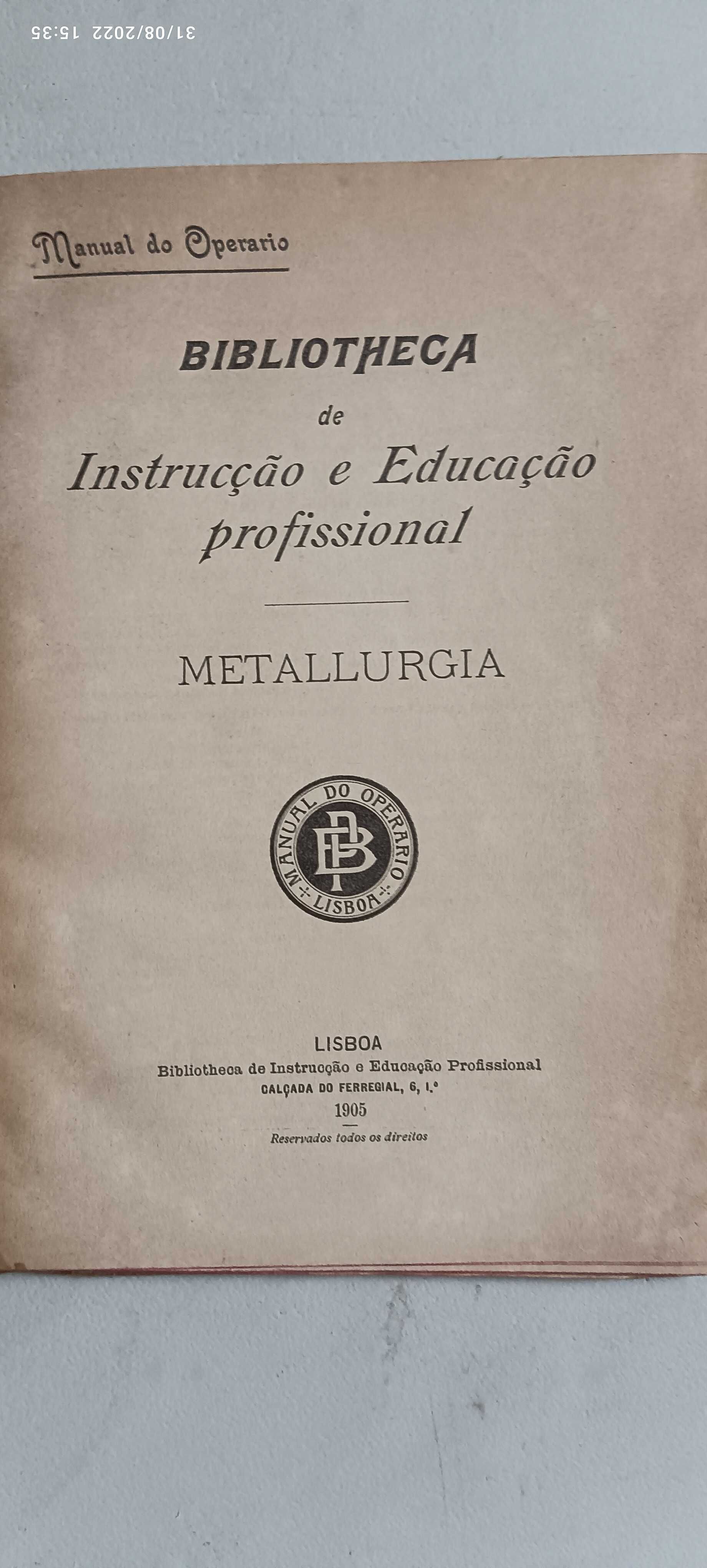 Livro - Metallurgia