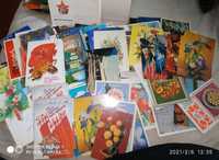 Большая коллекция открыток, конвертов и фото звёзд СССР