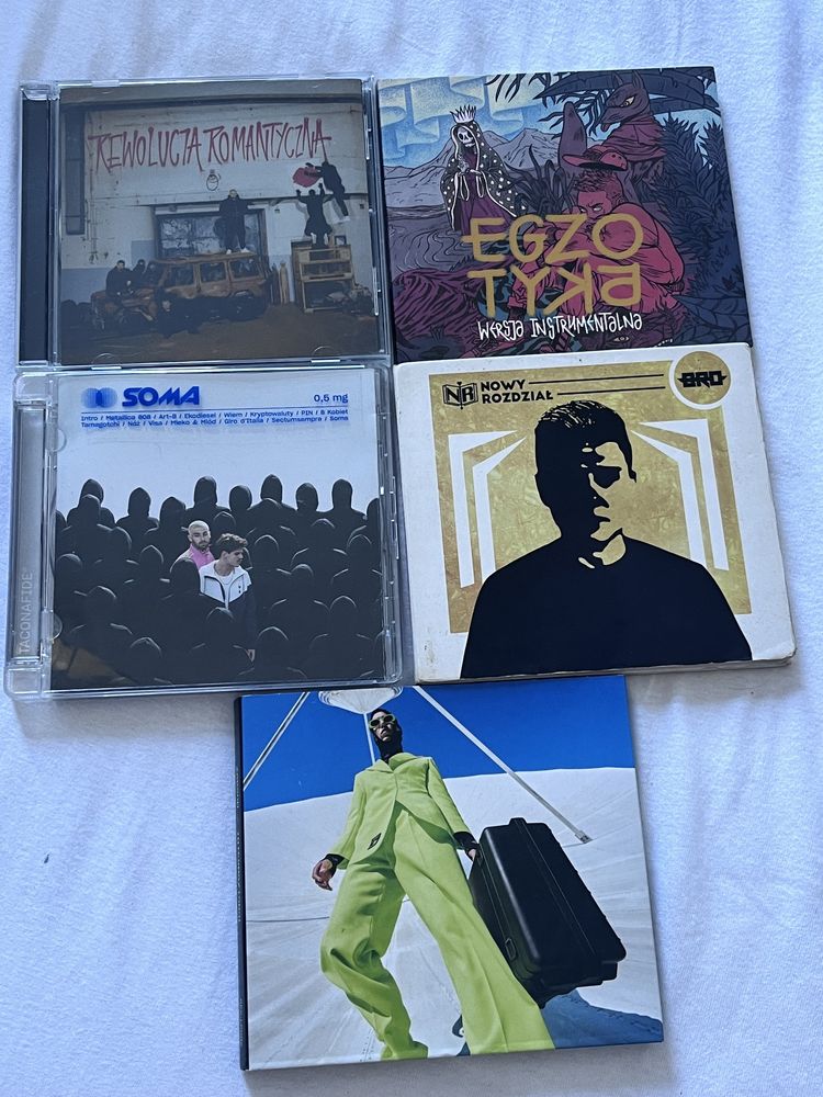 Płyty CD na sztuki plyty rap hiphop muzyka
