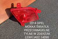 Opel Mokka 2014 lampa tylna lewa przeciwmgielna IA02 14090