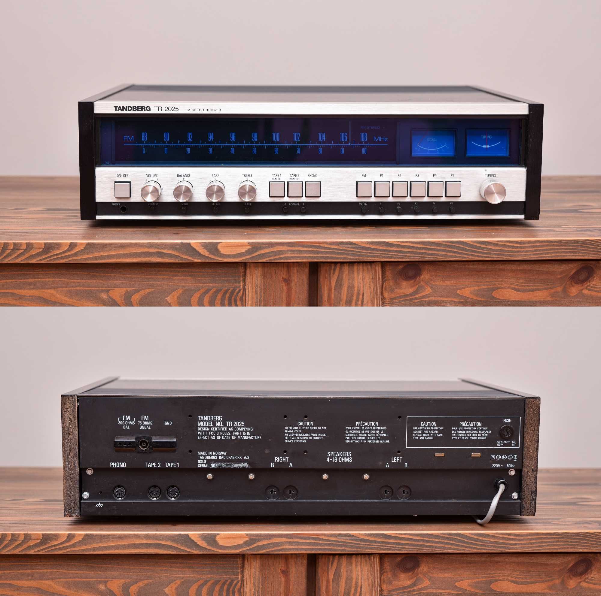 TANDBERG TR 2025 - amplituner STEREO