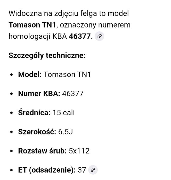 Sprzedam felgi aluminiowe