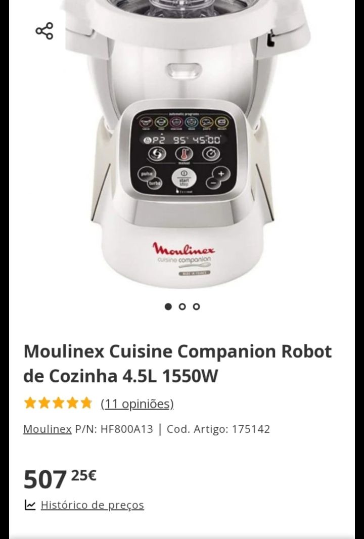 Robot de cozinha moulinex