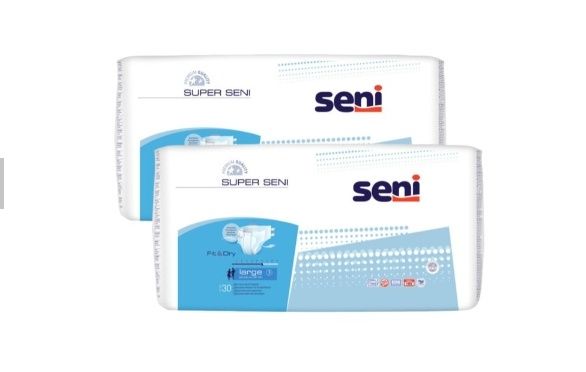 Super Seni Fit&Dry rozmiar M, 2 duże opakowania