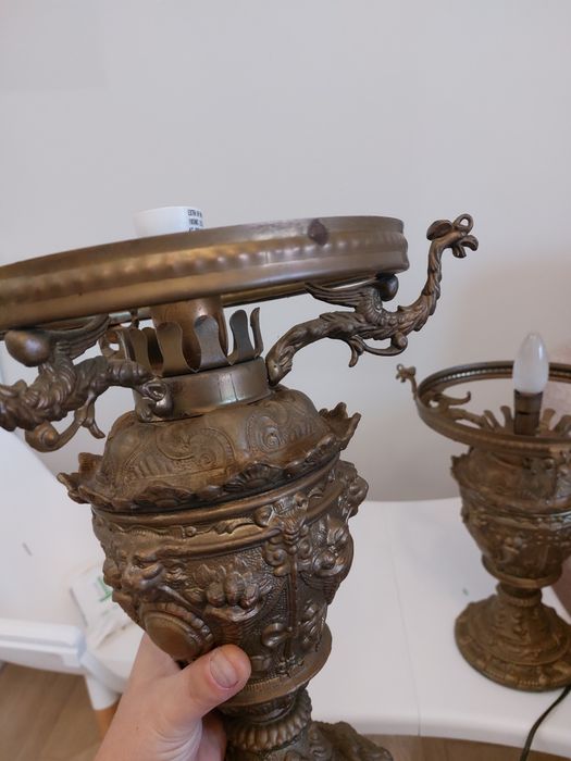 Lampka nocna, mosiężne,podstawy 5 kg