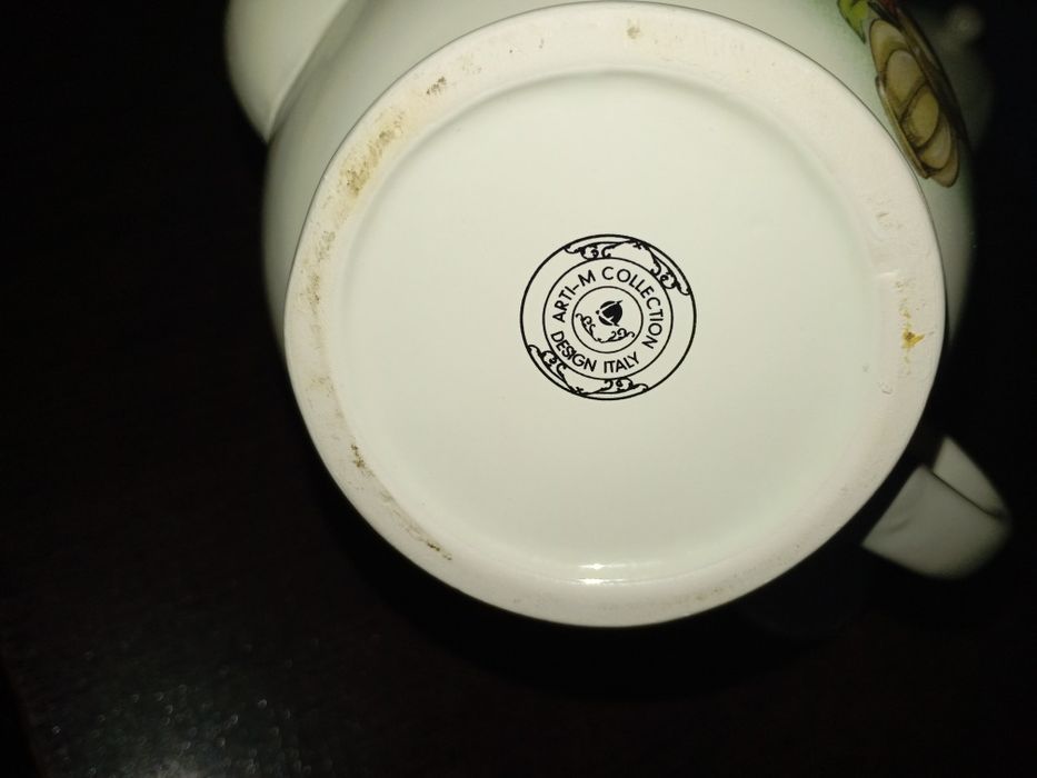 Винтажная фарфоровая сахарница Гжель