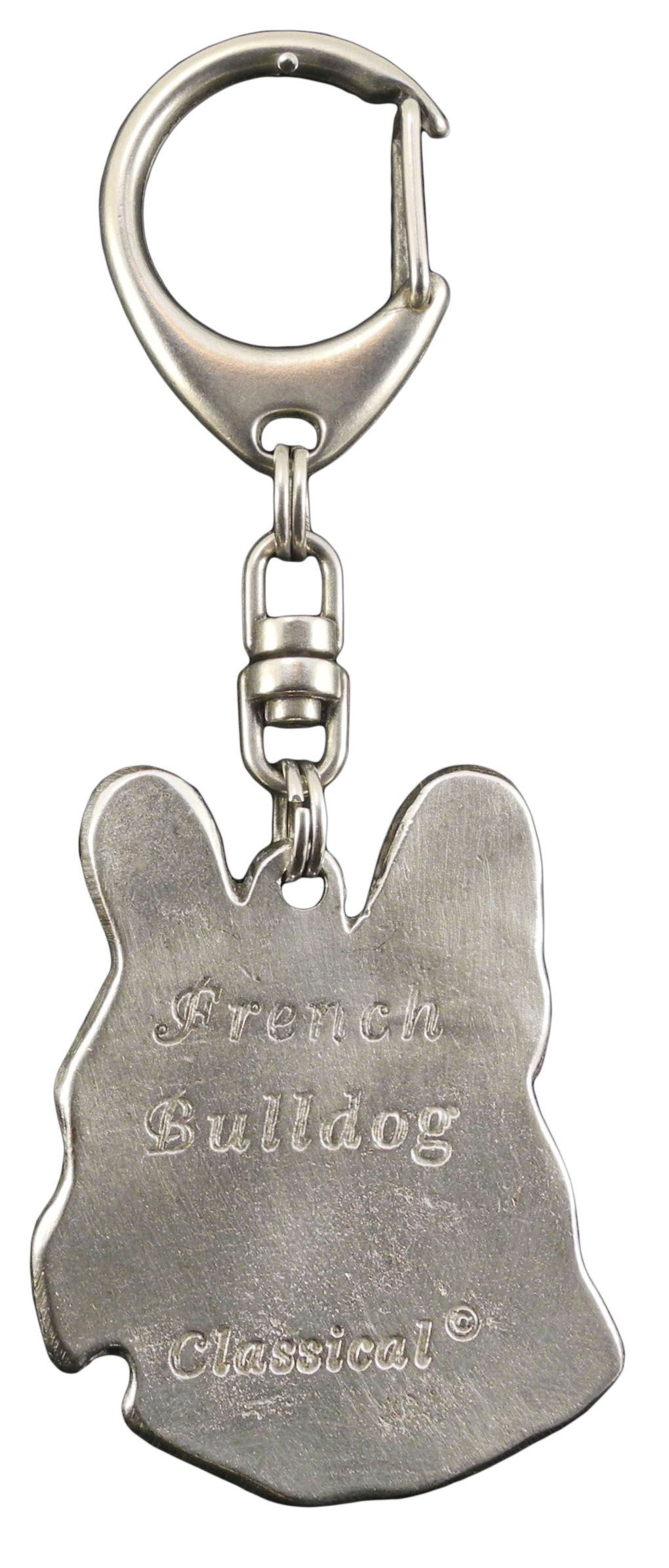 Buldog francuski I brelok posrebrzany Art-Dog