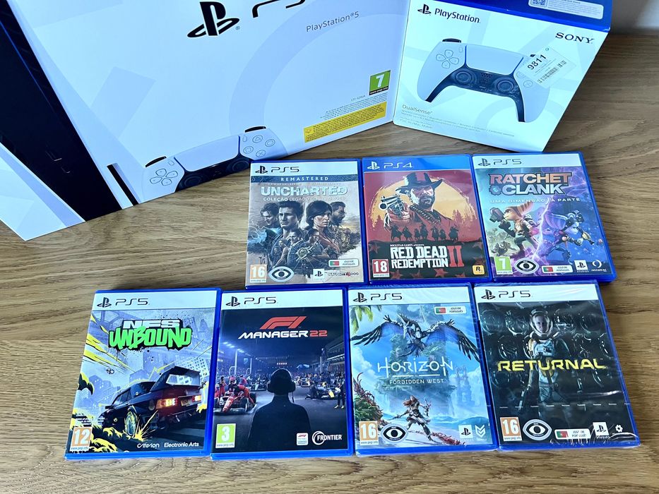 Playstation 5 Standard + Jogo à escolha + comando dualsense PS5