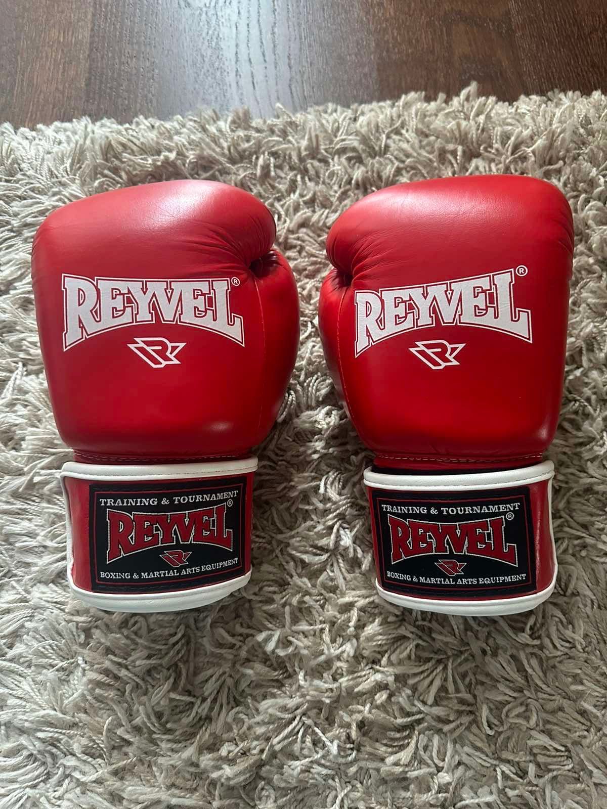 Боксерські рукавиці Reyvel 10 oz +бинти Everlast в подарунок