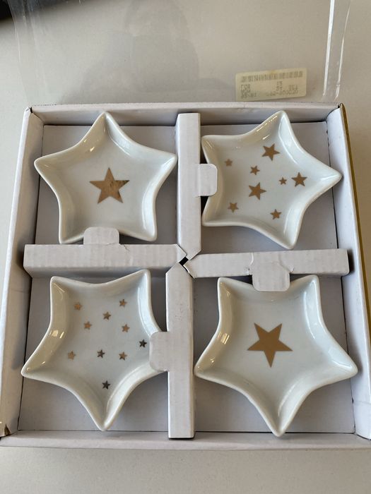 Talerzyki świateczne w gwiazdki / NOWE