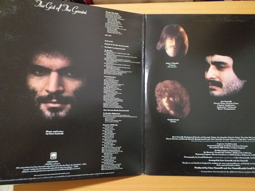 Vinil Gino Vannelli The Gist of Gemini