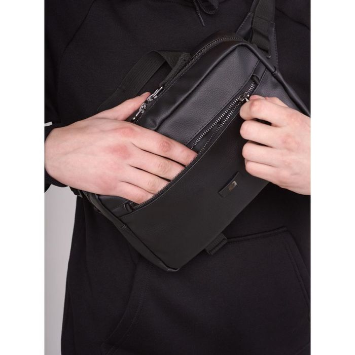 Сумка бананка GARD VELCRO BAG I black-leather 4/19