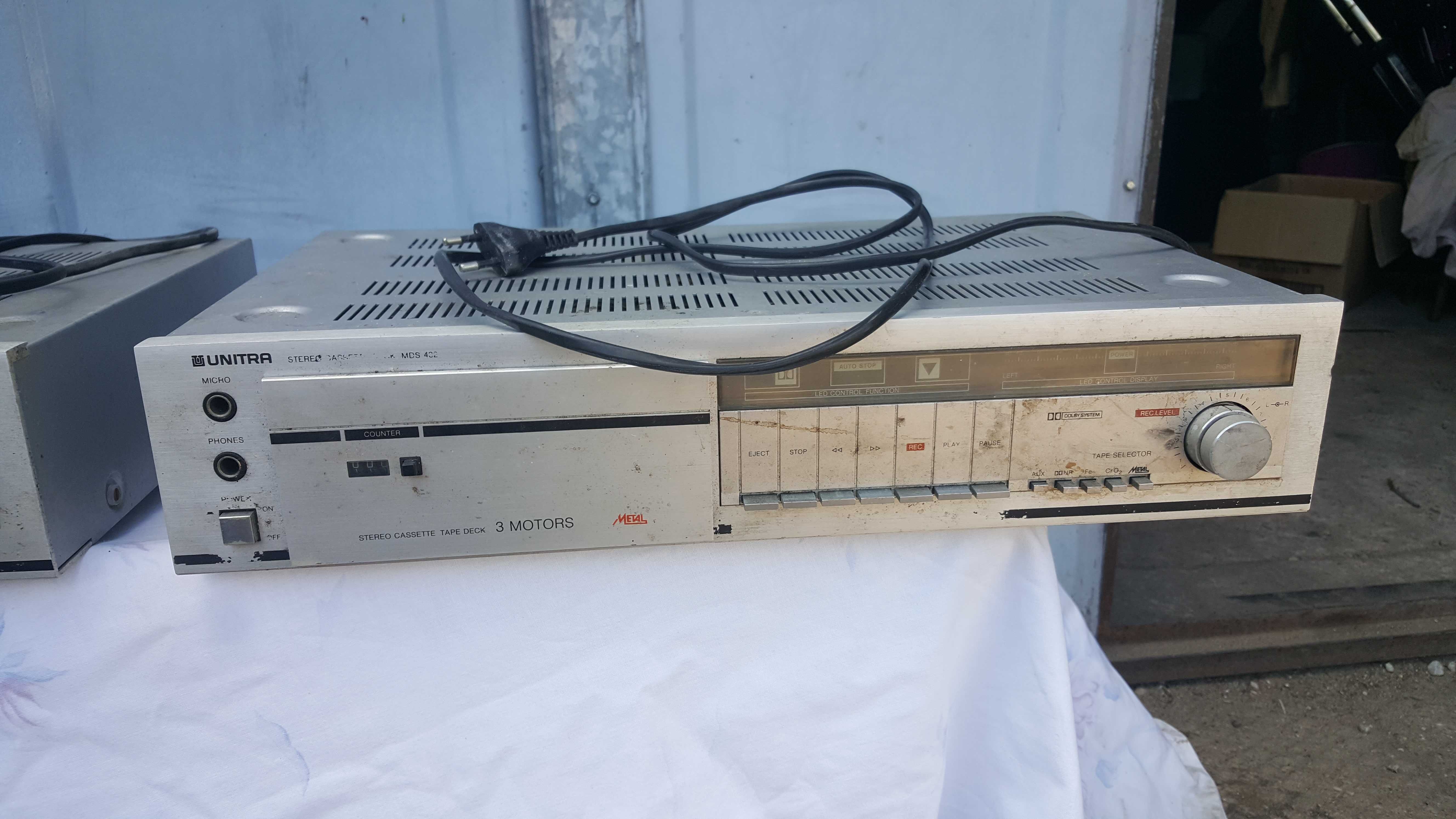Unitra Diora wieża tuner AS 630 deck MDS 432 szuflada kaseta