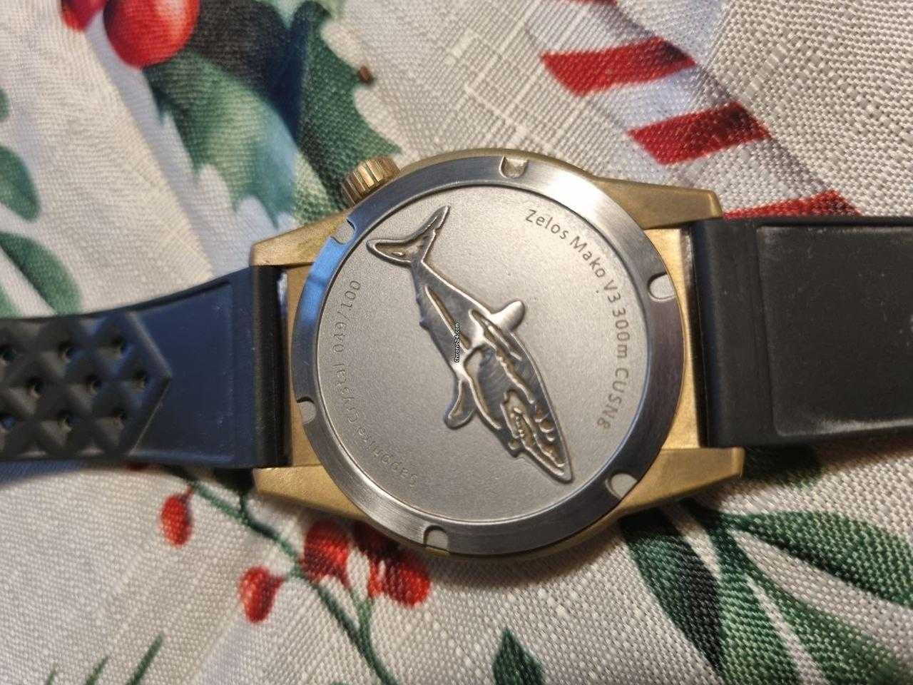 Zegarek Zelos Mako V3 300m Bronze Meteorite