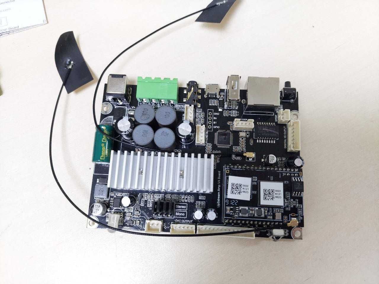 Плата підсилювача Arylic Up2Stream AMP V4 BT5.0 WiFi 2x50W 4Ohm