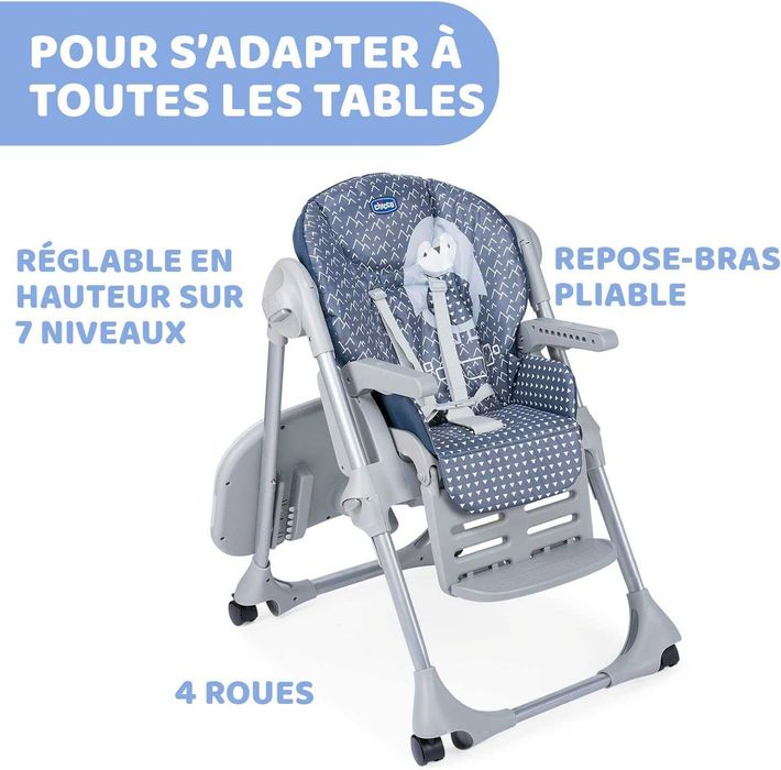 Chicco Cadeira de alimentação alta dos 6 meses a 3 anos (15 kg)