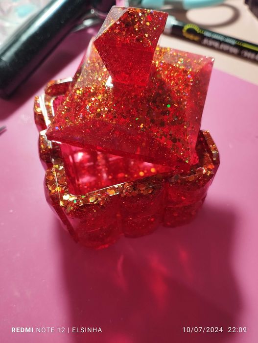 Artesanato em resina epóxi