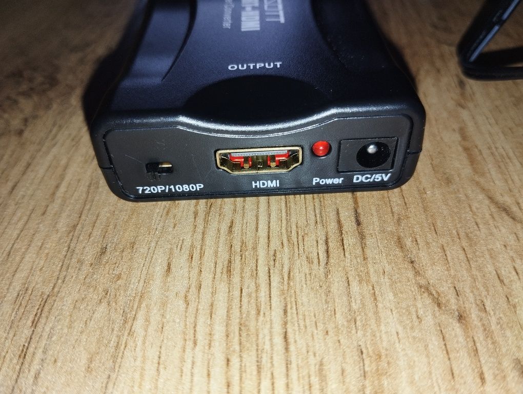 Adapter konwerter Scart HDMI