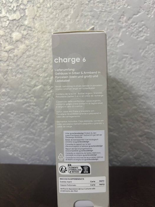 Фітнес-браслет Fitbit Charge 6 – Silver