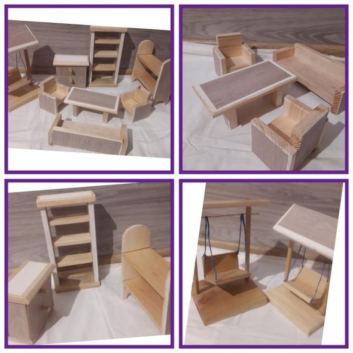 Набір меблів для ляльок (можливе виготовлення під замовлення)