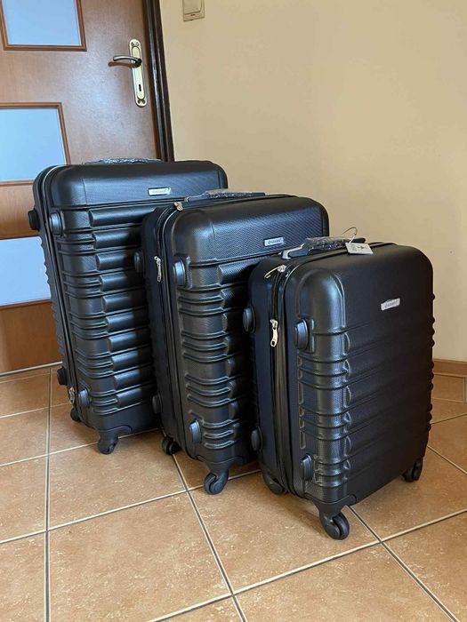 KESSER Zestaw walizek TWARDE ABS 120 l