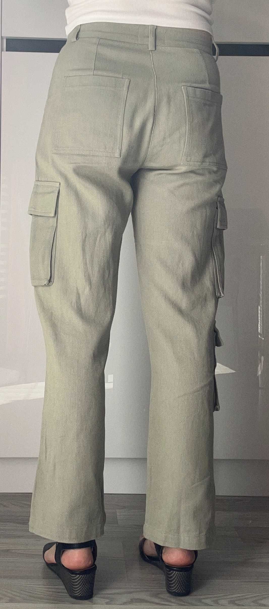 SIXTH JUNE - spodnie bojówki rozm. 36 - kolor khaki