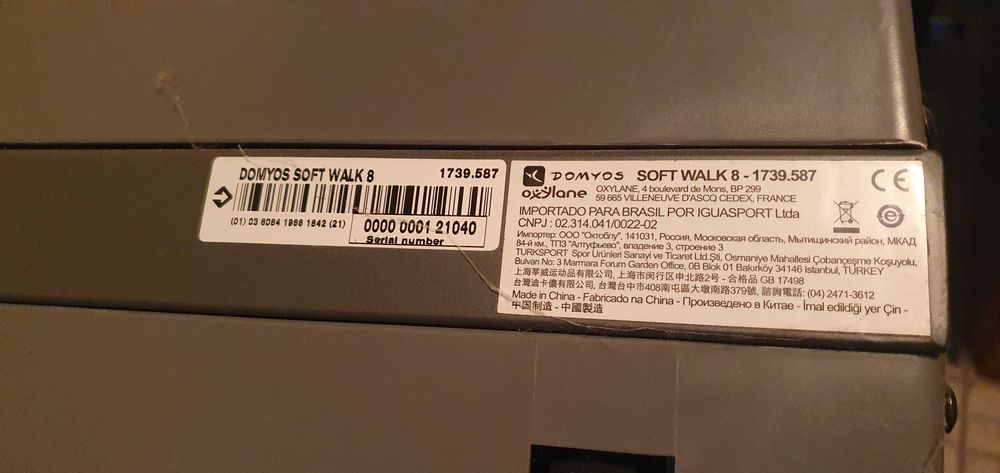 Passadeira de corrida dobrável Decathlon