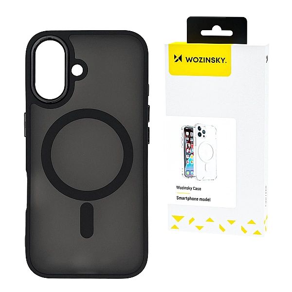 Etui Wozinsky Fashion Case MagSafe na Samsung Galaxy S25 - czarne