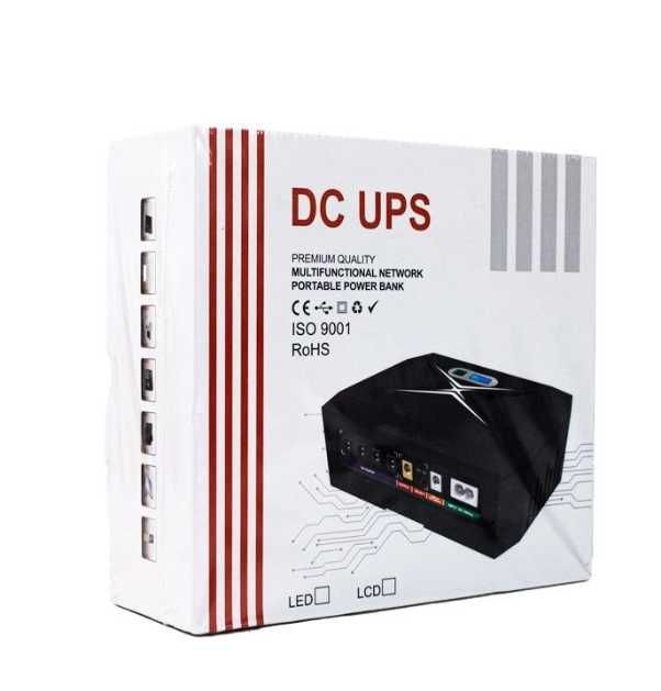 Бесперебойник для роутера 5/9/12/24/48 в, УПС, 16000 mAh, 45 Вт