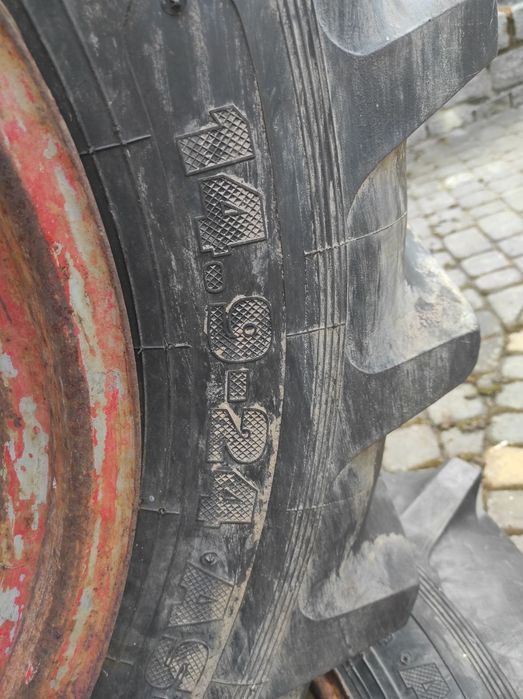 Sprzedam opony rolnicze  z felgami jak nowe 14.9/24 AS