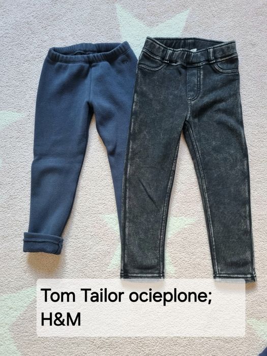 Paka ubrań dla dziewczynki rozm.104, Tom Tailor, Adidas, H&M 33 szt.