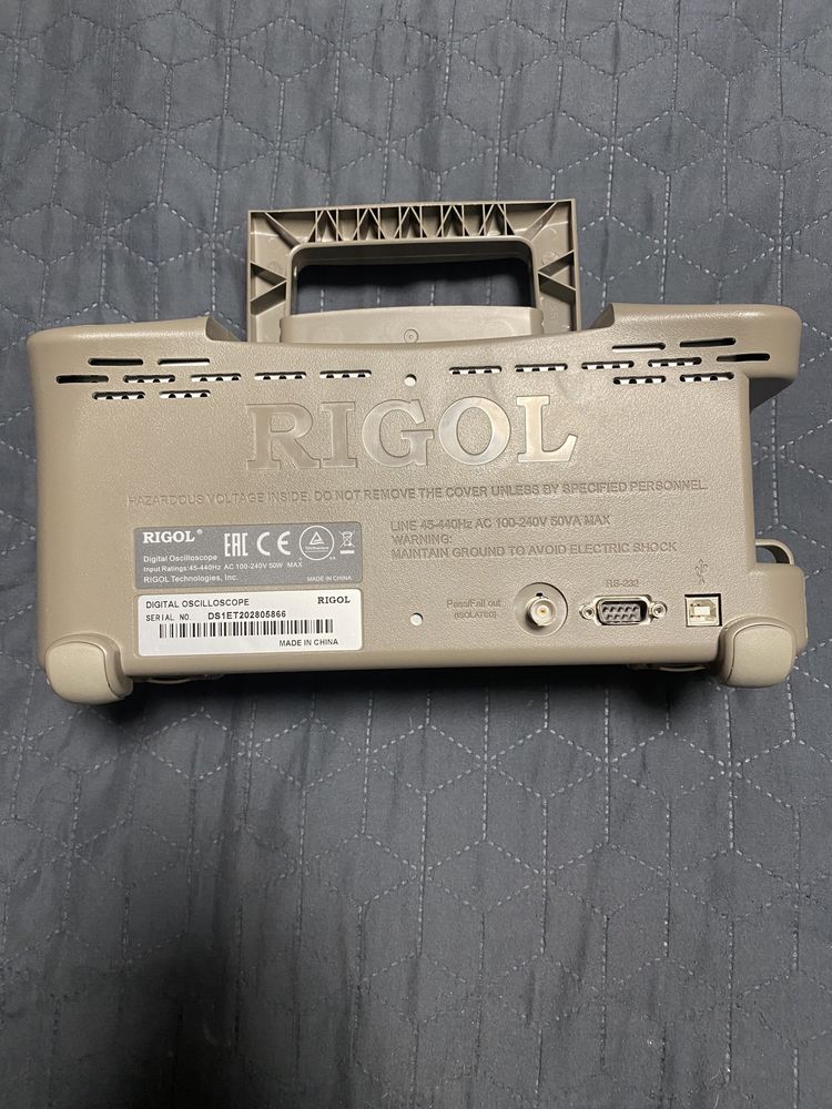 Цифровий осцилограф RIGOL DS1102E, настільний, двоканальний, 100 МГц