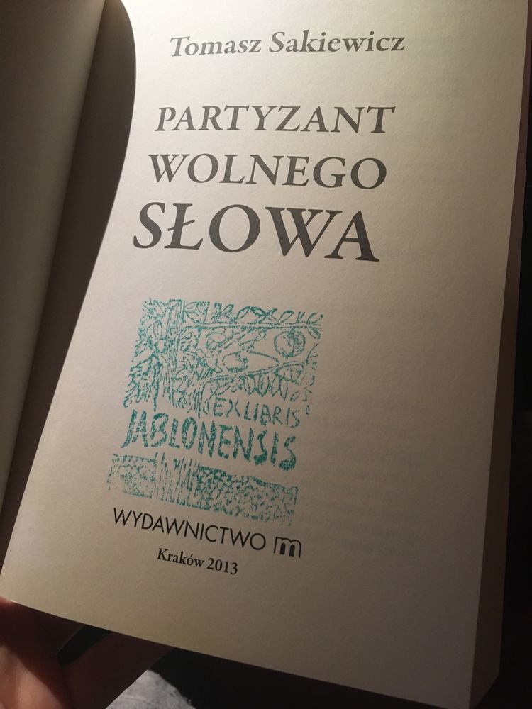 Tomasz Sakiewicz Partyzant wolnego słowa