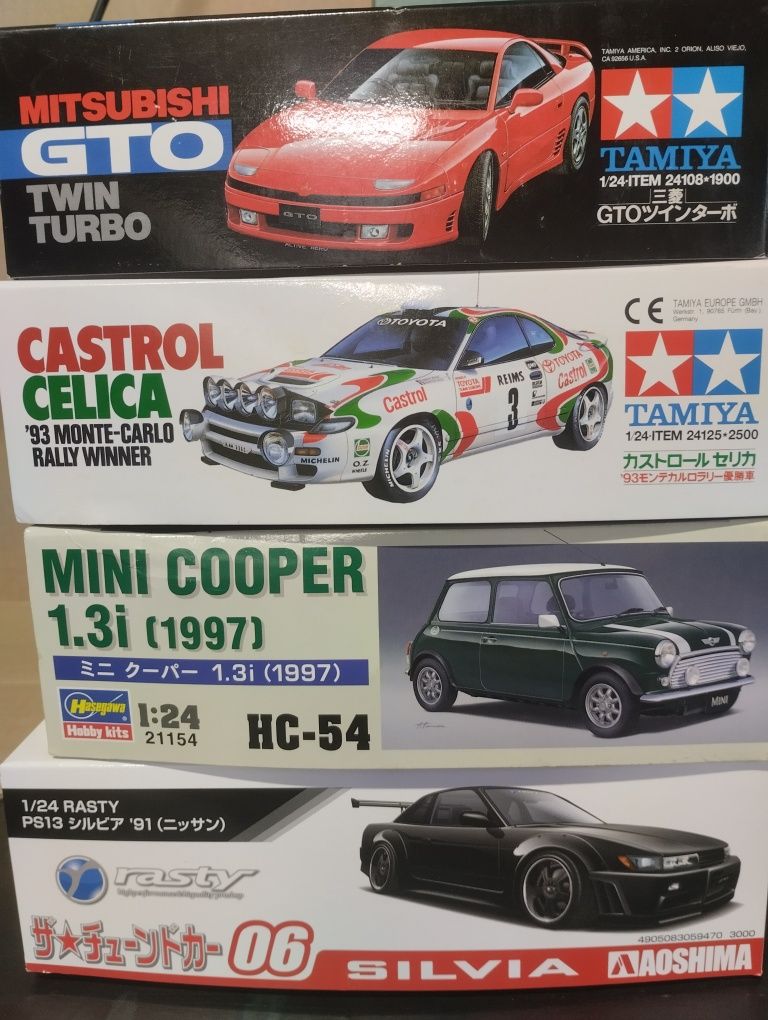 Сборные модели авто Tamiya,Fujimi,Aoshima,Hasegawa