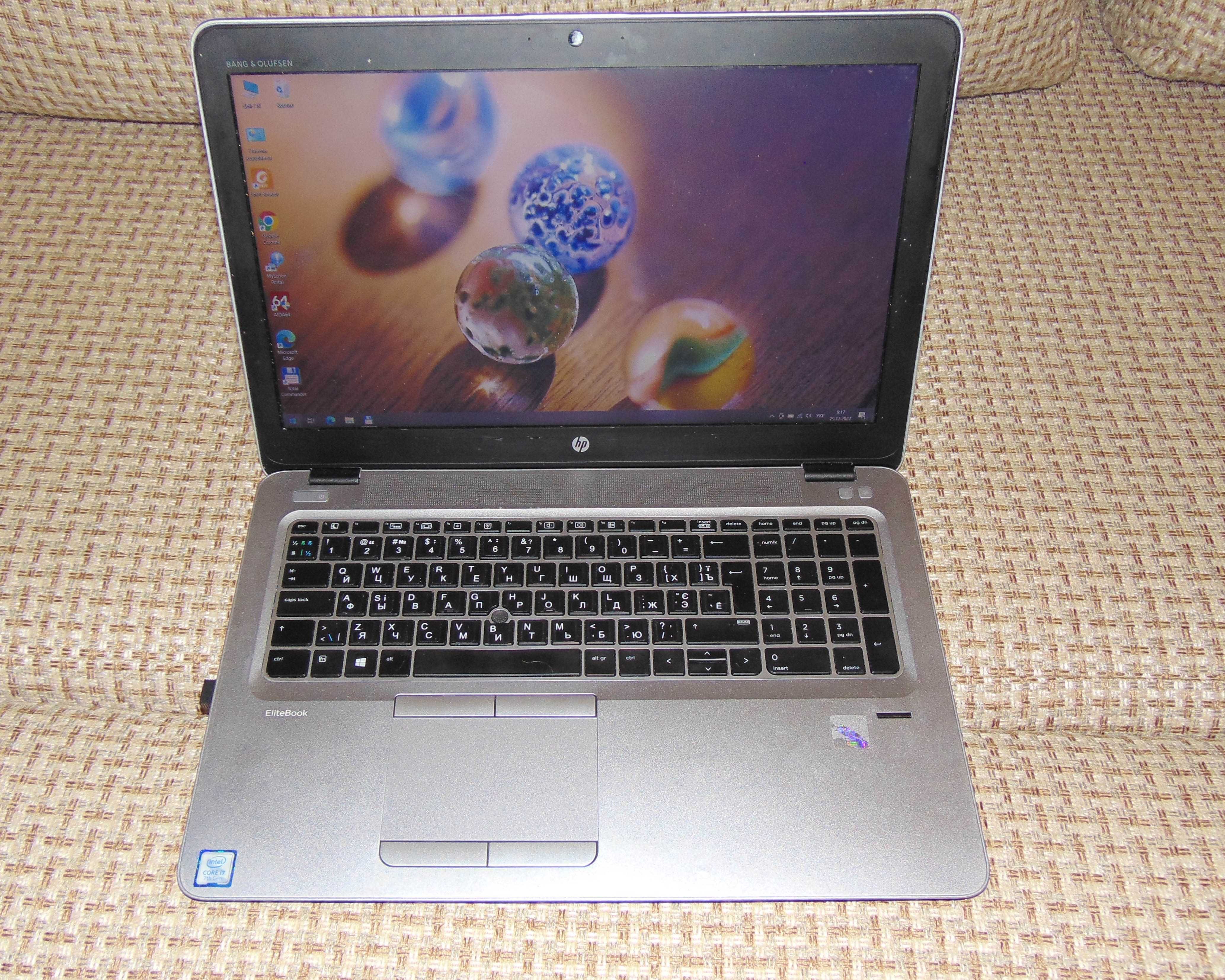 HP EliteBook 850 G4/i7 7500U/16Gd DDR4/256Mb SSD M2/FHD