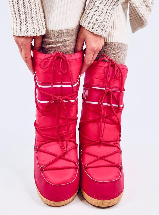 Snow Boots Wysokie Tange Red