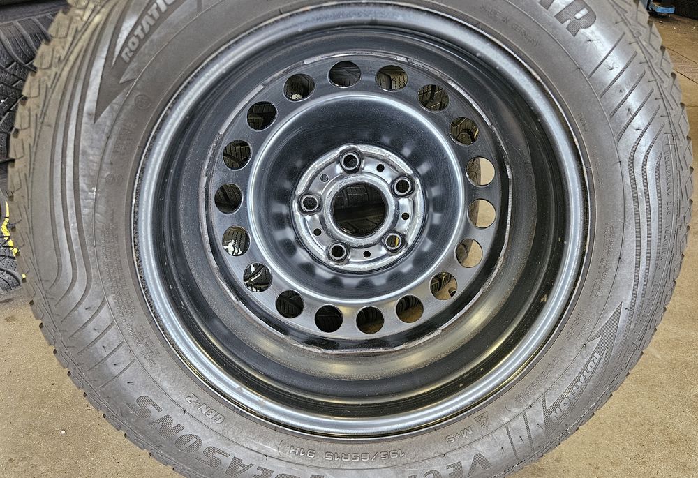 4x Felgi stalowe VW 6.0 x 15 5x112 ET43 57,1 Skoda Octavia / VW Golf