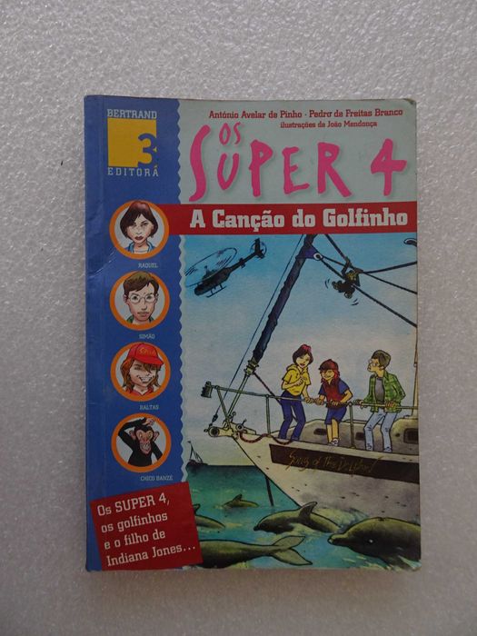 Livro - Os Super 4 A Canção do Golfinho