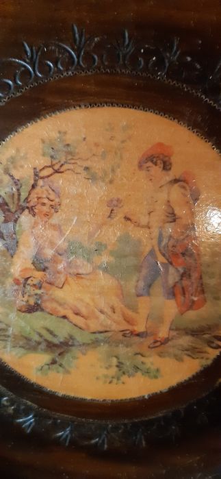 Patera drewniana PRL