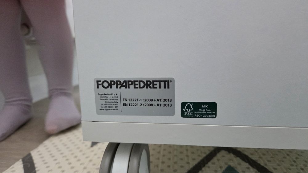 Komoda z Przewijakiem FOPPAPEDRETTI DOLCESTELLA Z Wanienką