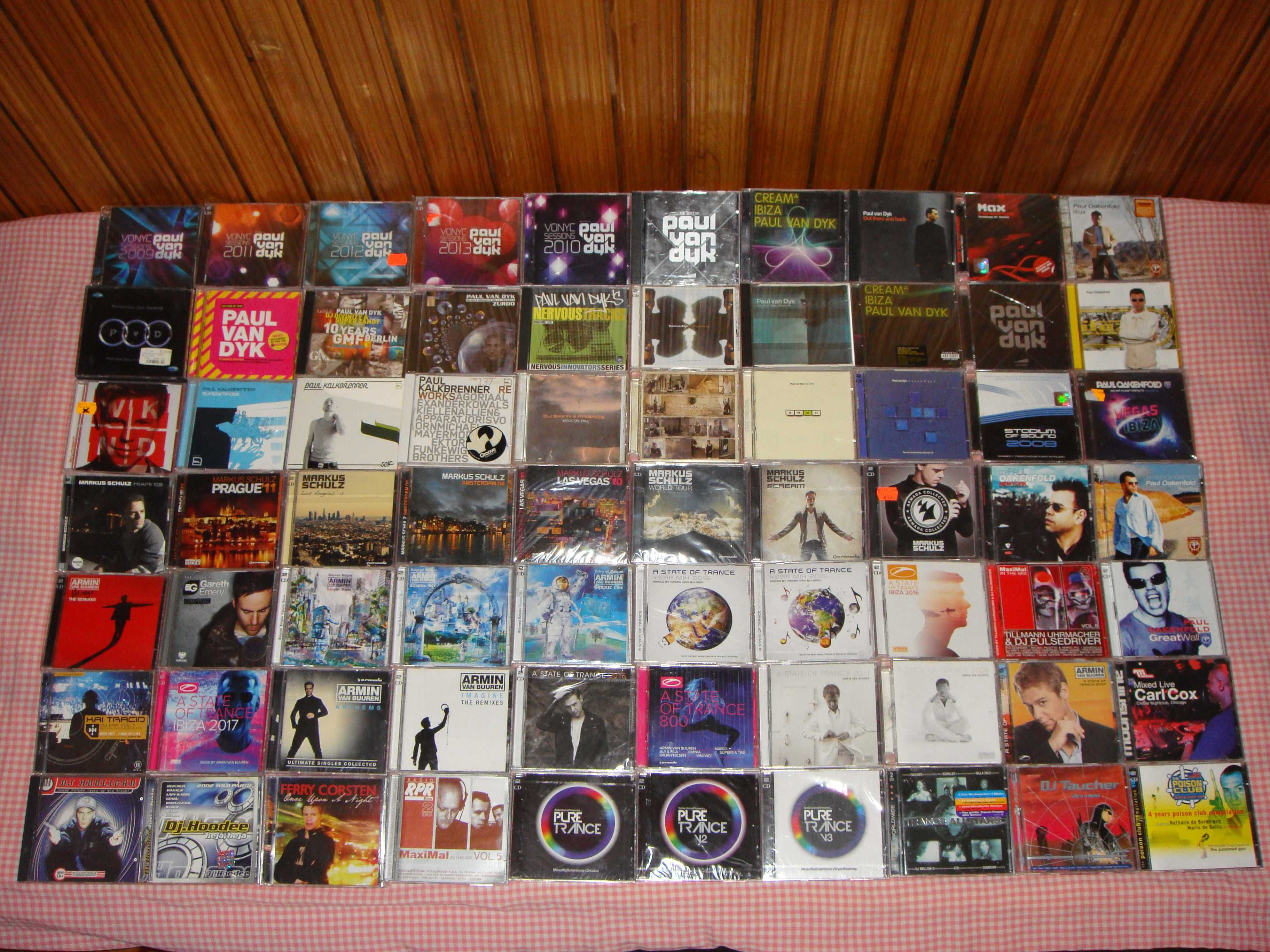 1000 - Płyt  CD ,,, Trance , Techno , Dance , House