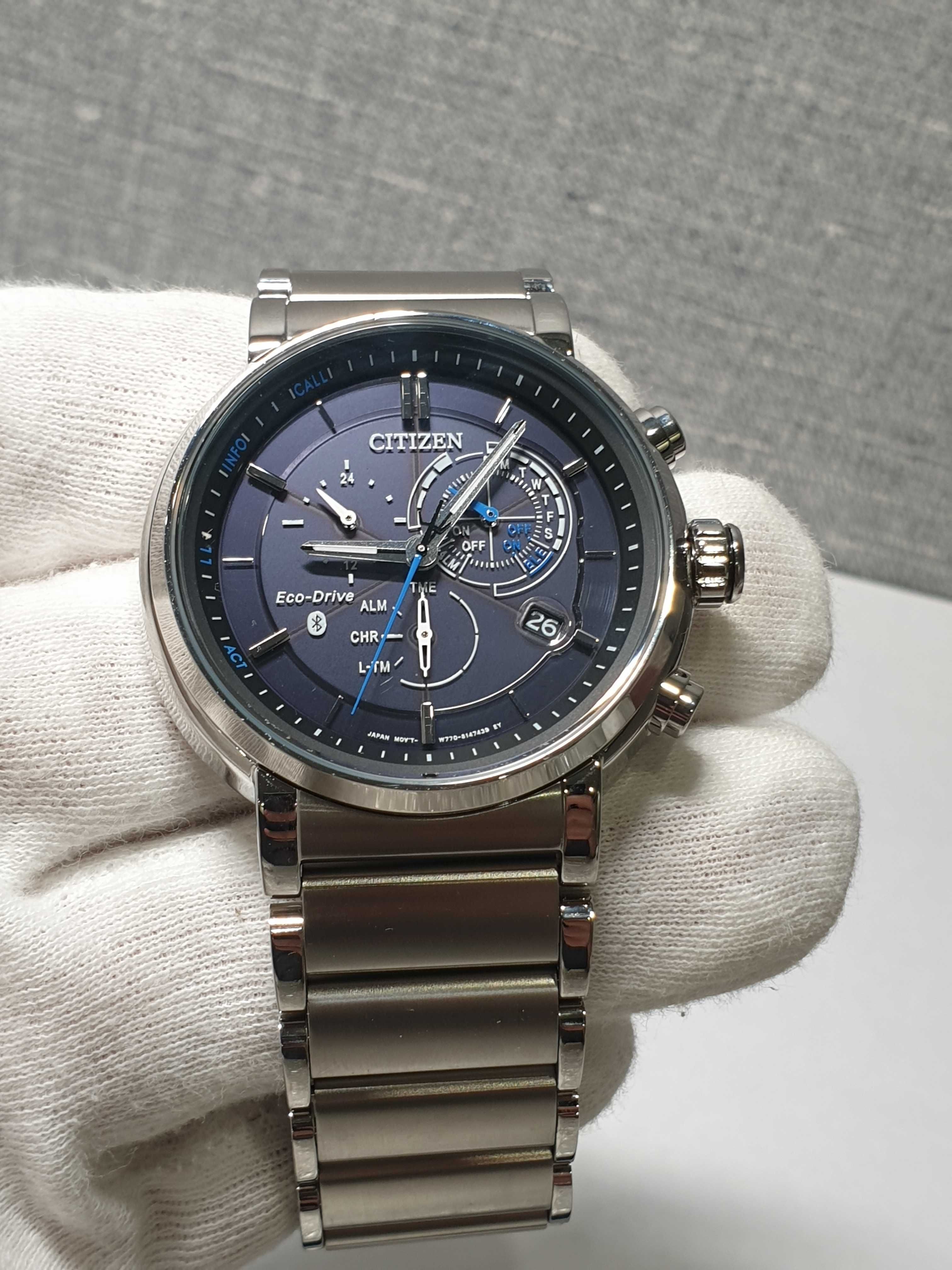 Чоловічий годинник часы Citizen Eco-Drive BZ1000-54E умний годинник