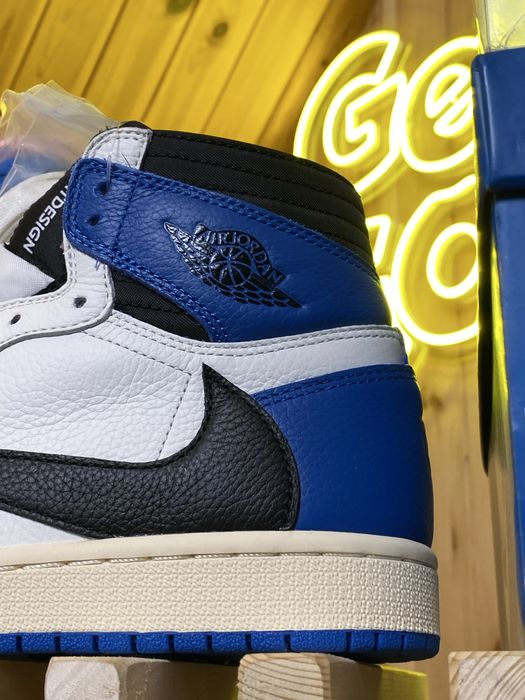 (36-42.5) Кросівки високі Nike Jordan 1 High Fragment x Travis Scott.