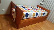 cama dupla solteiro