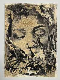 Vhils Serigrafia-Taciturn