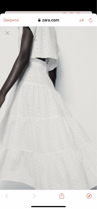 Літнє плаття ZARA xs