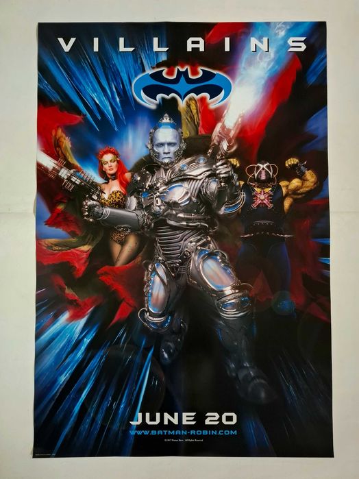 Plakat filmowy oryginalny - Batman i Robin (1997)