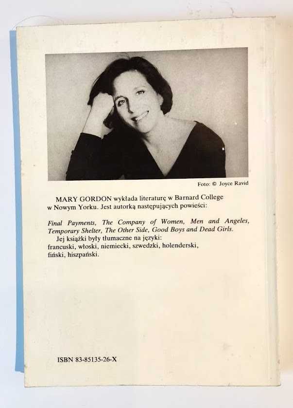 WYPRZEDAŻ Mary Gordon - Bilans miłości