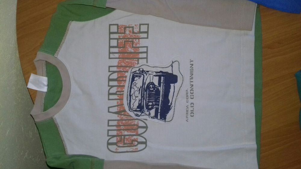 Bluzki chłopięce z długim rękawem 110/116